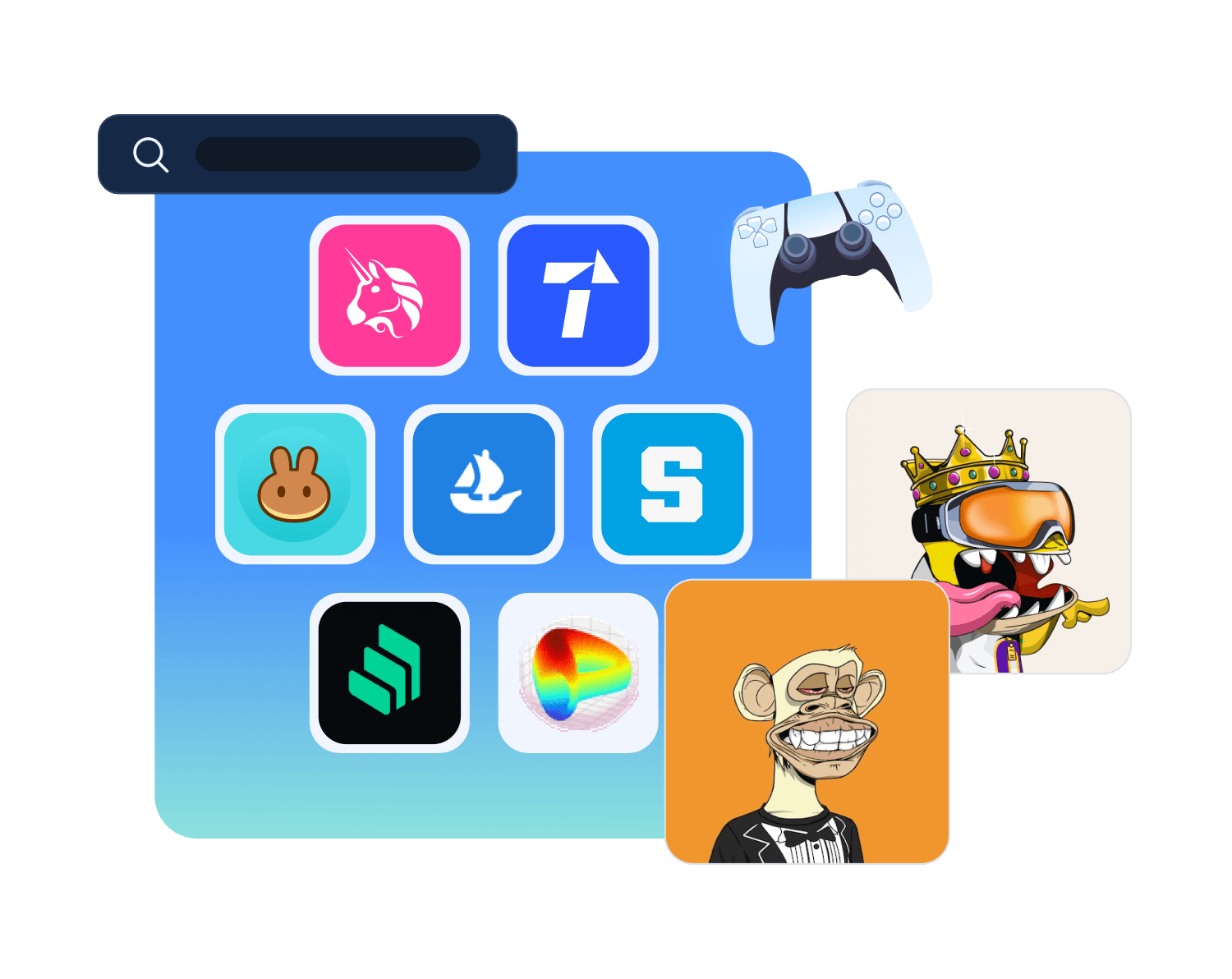 A DApp store inside the wallet